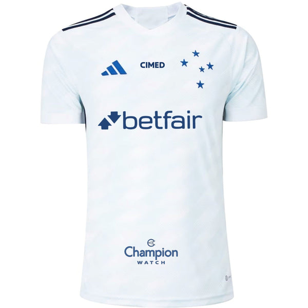 Camiseta Cruzeiro 23/24 II de Visitante - Todos los Patrocinios - Versión Aficionado