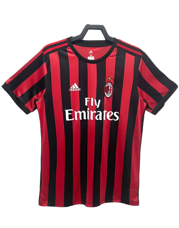 Camiseta AC Milan 17/18 I de Local - Versión Retro