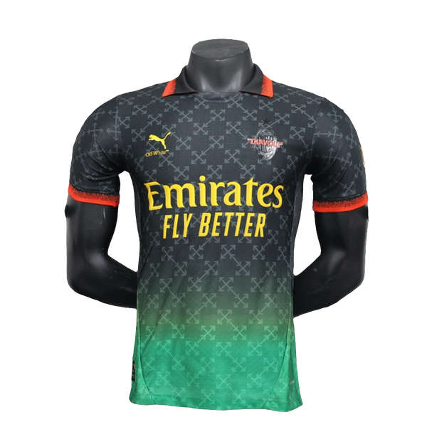 Camiseta AC Milan 25/26 Edición Conmemorativa - Negro - Versión Jugador