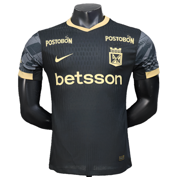 Camiseta Atletico Nacional 25/26 Edición Negra - Versión Jugador