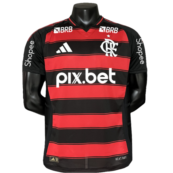 Camiseta Flamengo 25/26 I de Local - Todos los Patrocinios - Versión Jugador