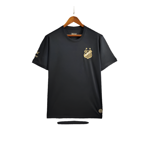 Camiseta Santos 25/26 Edición Conmemorativa - Negro - Versión Aficionado