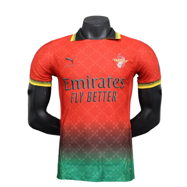 Camiseta AC Milan 25/26 Edición Conmemorativa - Rojo - Versión Jugador
