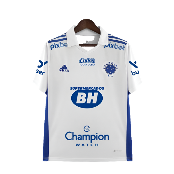 Camiseta Cruzeiro 22/23 II de Visitante - Todos los Patrocinios - Versión Aficionado