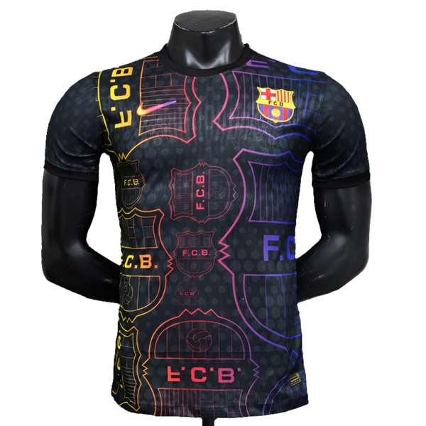 Camiseta Barcelona 25/26 Edición Especial - Negro, Amarillo e Rojo - Versión Jugador
