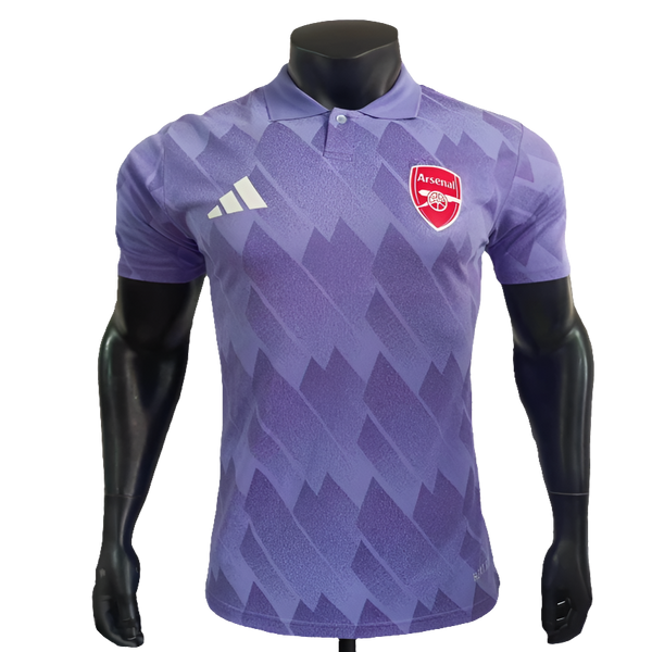 Camiseta Arsenal 25/26 Edición Polo - Púrpura - Versión Jugador