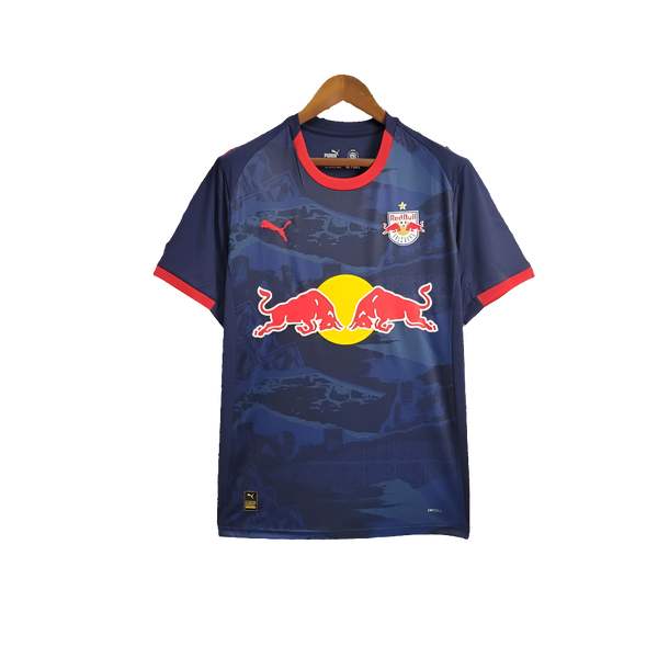 Camiseta Rojo Bull Salzburg 25/26 II de Visitante - Versión Aficionado