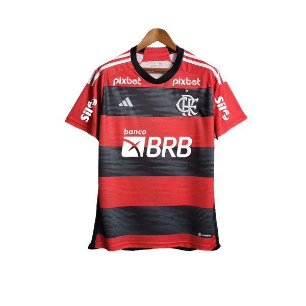 Camiseta Flamengo 23/24 I de Local - Todos los Patrocinios - Versión Aficionado