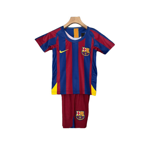 Conjunto Infantil Retrô - Barcelona 05/06 I de Local