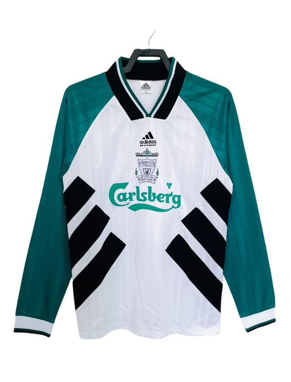 Camiseta Liverpool 93/95 II de Visitante - Manga Larga Versión Retro