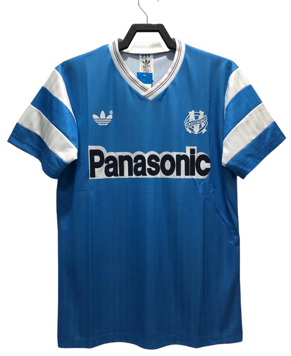 Camiseta Marsella 1990 Azul - Versión Retro