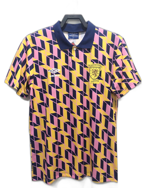 Camiseta Escocia 88/89 Amarillo - Versión Retro